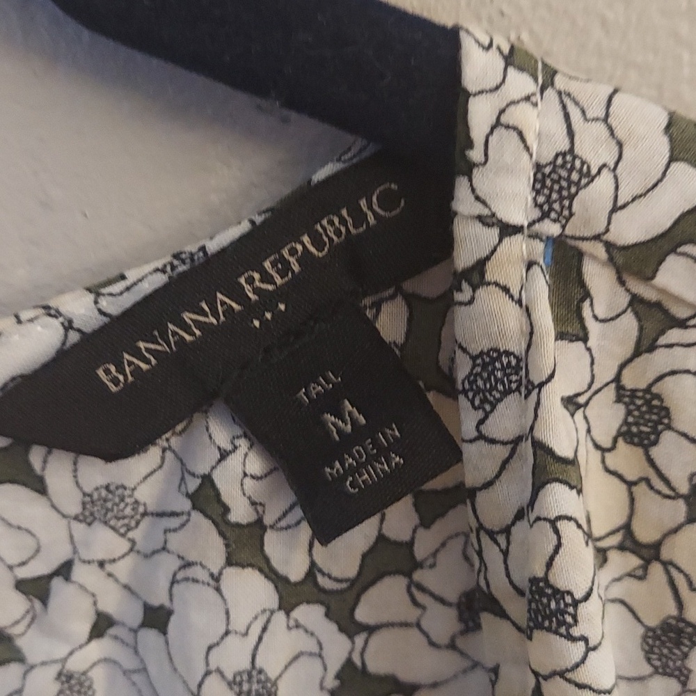 BANANA REPUBLIC FACTORY Floral Open Back A-Line Dress - Picture 10 of 12